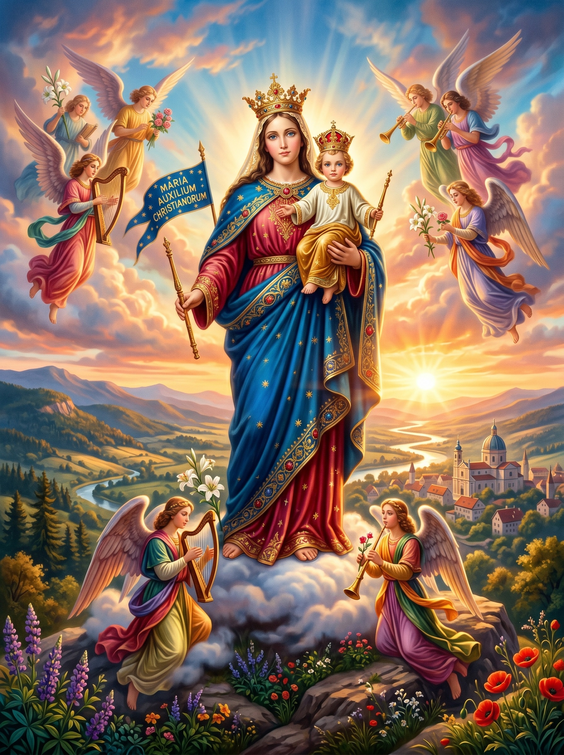 AUXILIADORA sana mi cuerpo mente y emociones AHORA