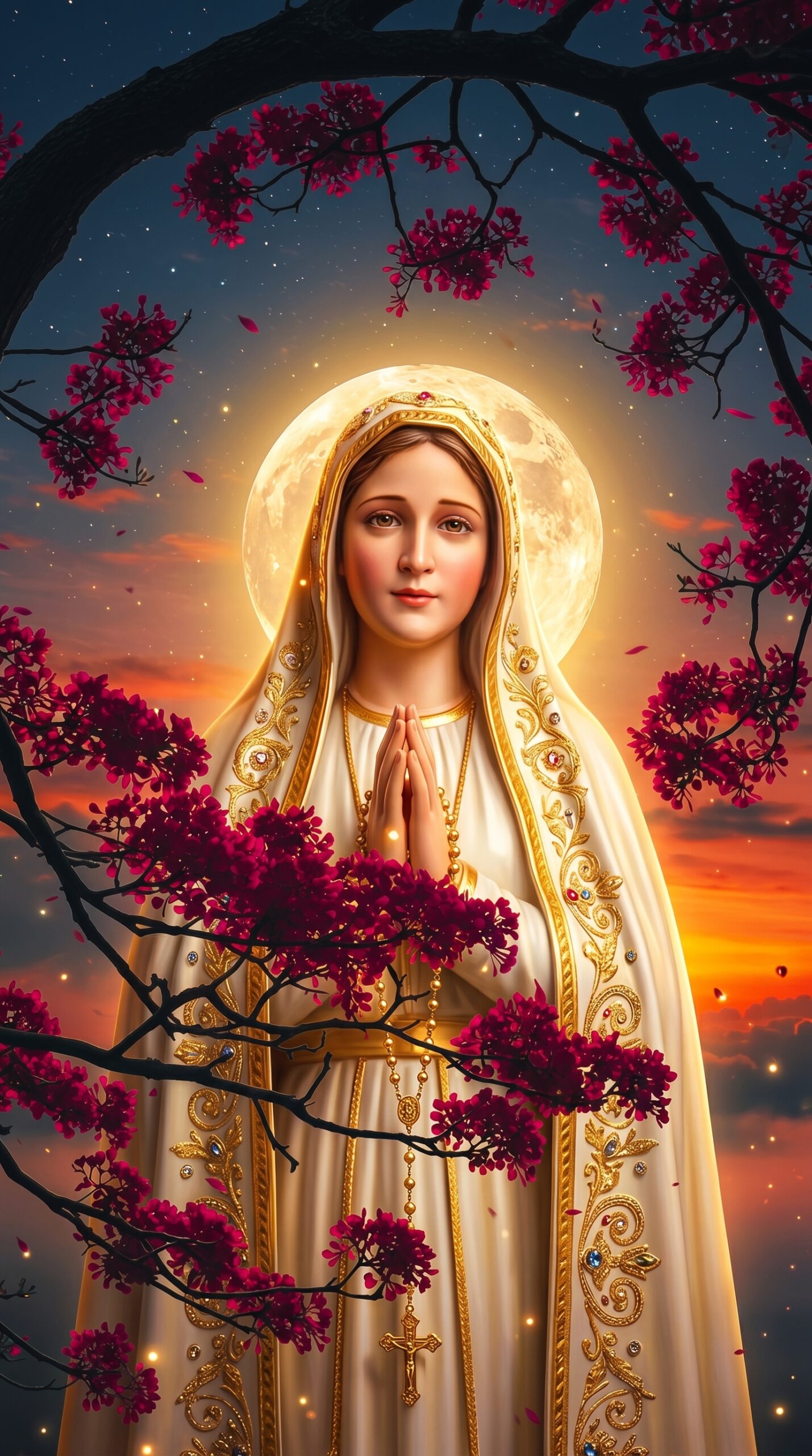 Antes de dormir entrégale tu noche a la Virgen de Fátima Oración que sana el alma en paz