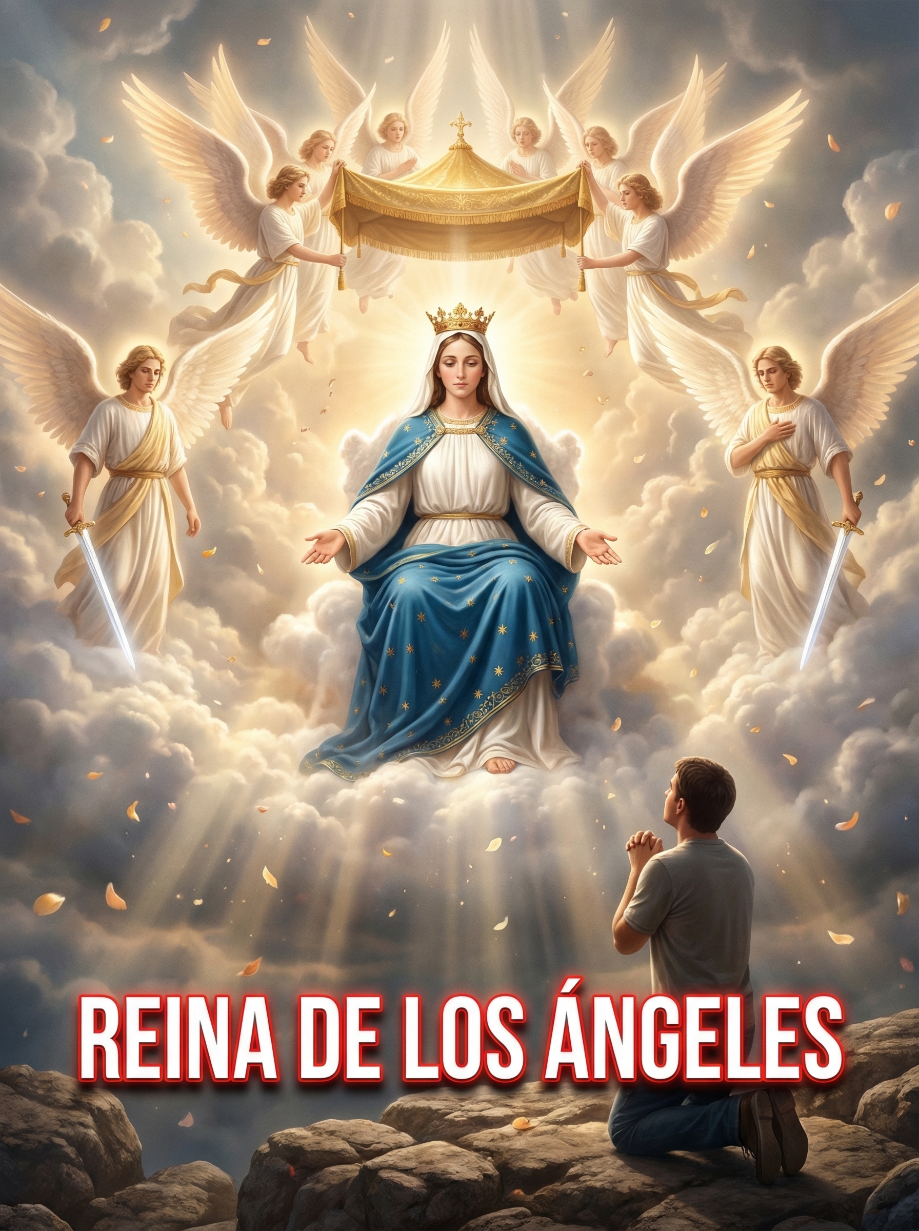 Bajo la guía de los ángeles camino con seguridad