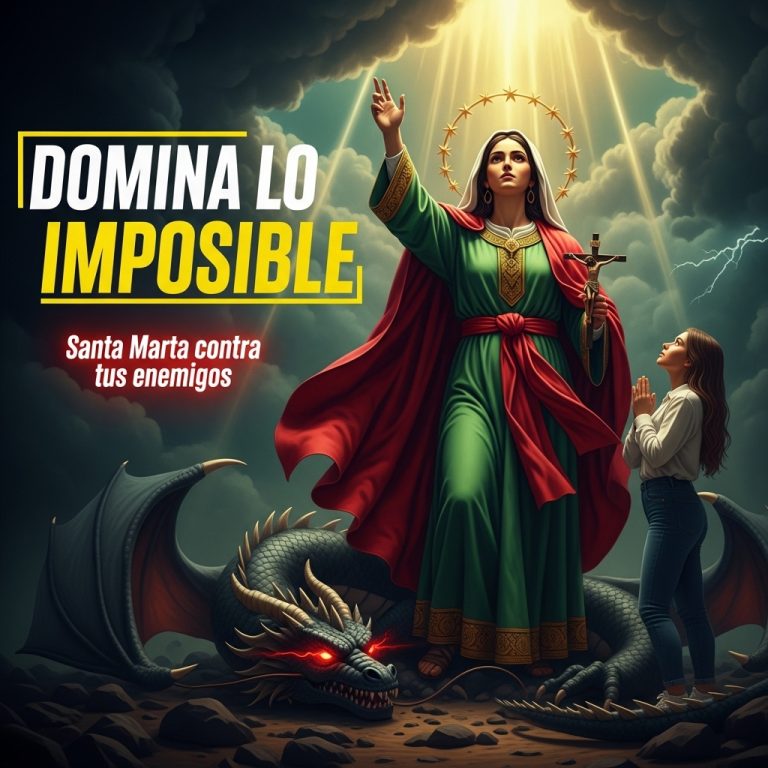 Domina lo imposible La oración a Santa Marta para doblegar problemas y enemigos