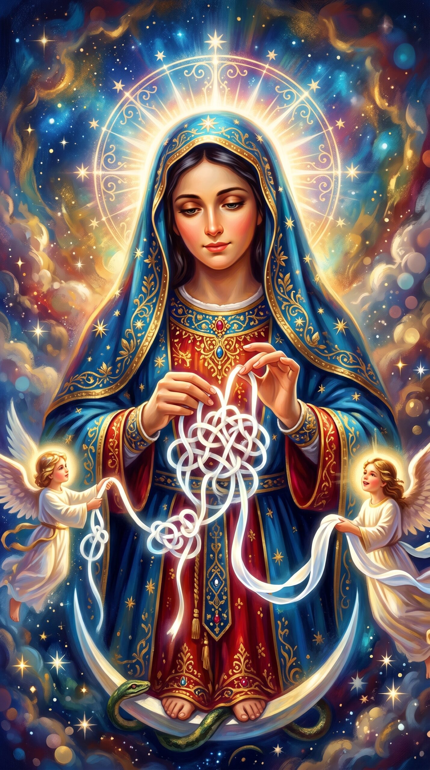 DOMINGO Virgen Desatanudos ROMPE mis nudos IMPOSIBLES