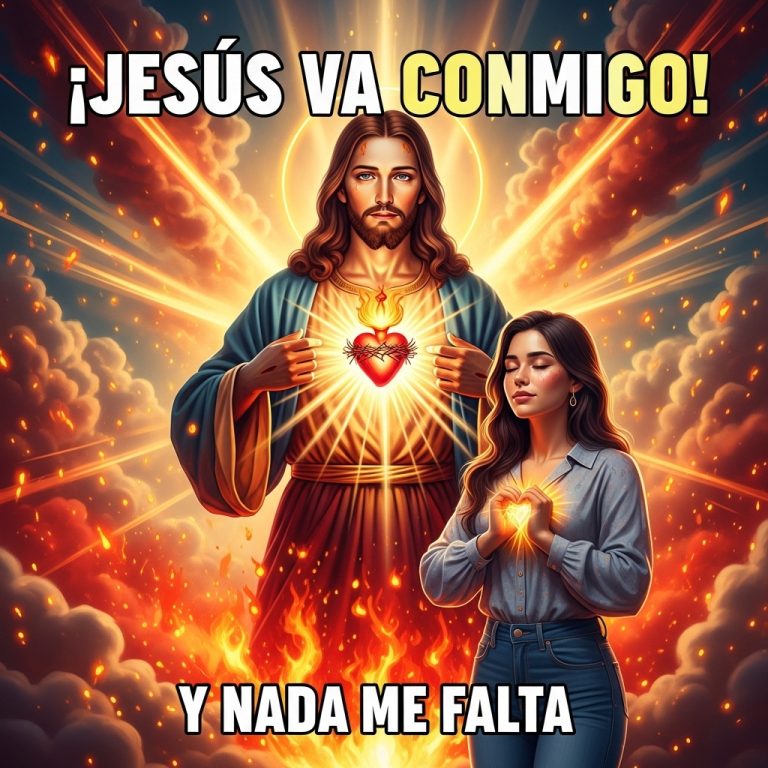 Desde que hago esta oración Jesús me acompaña y nada me falta en el día