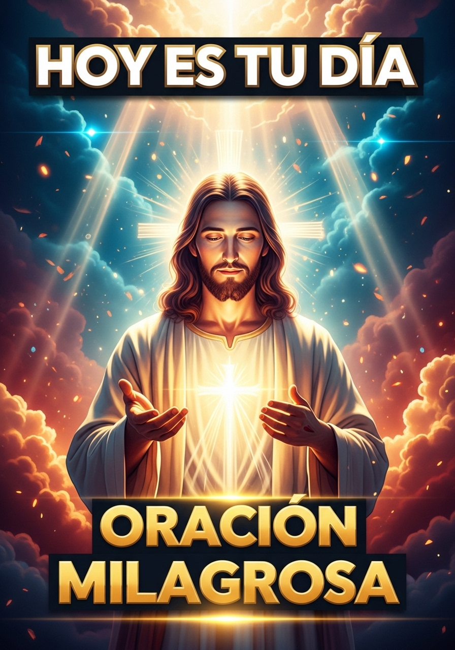 HOY es tu día Descubre la ORACIÓN MILAGROSA a Jesús que lo atrae todo