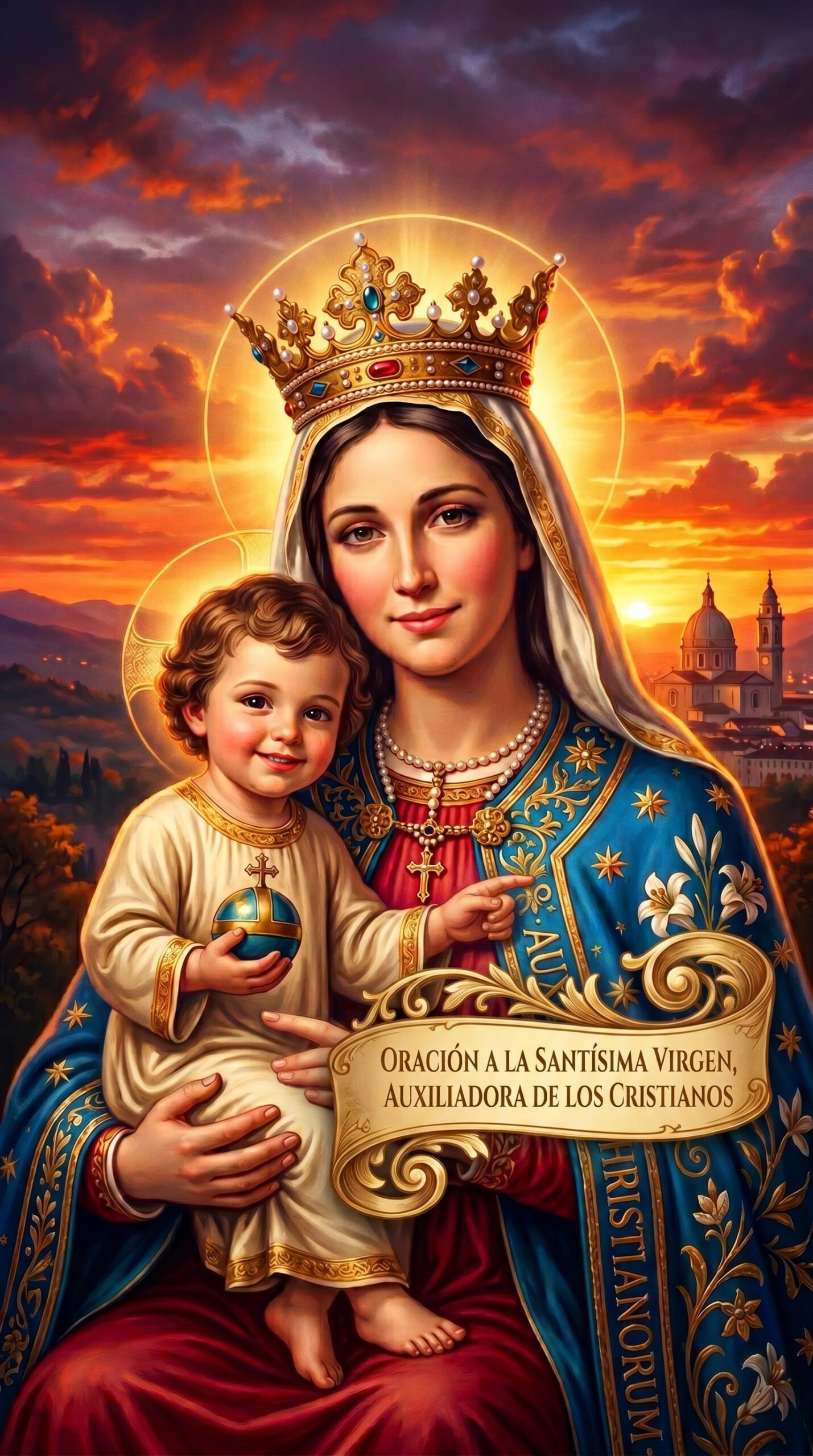 Hoy Domingo honra a tu mamá con la oración que la Virgen Auxiliadora guarda para ella