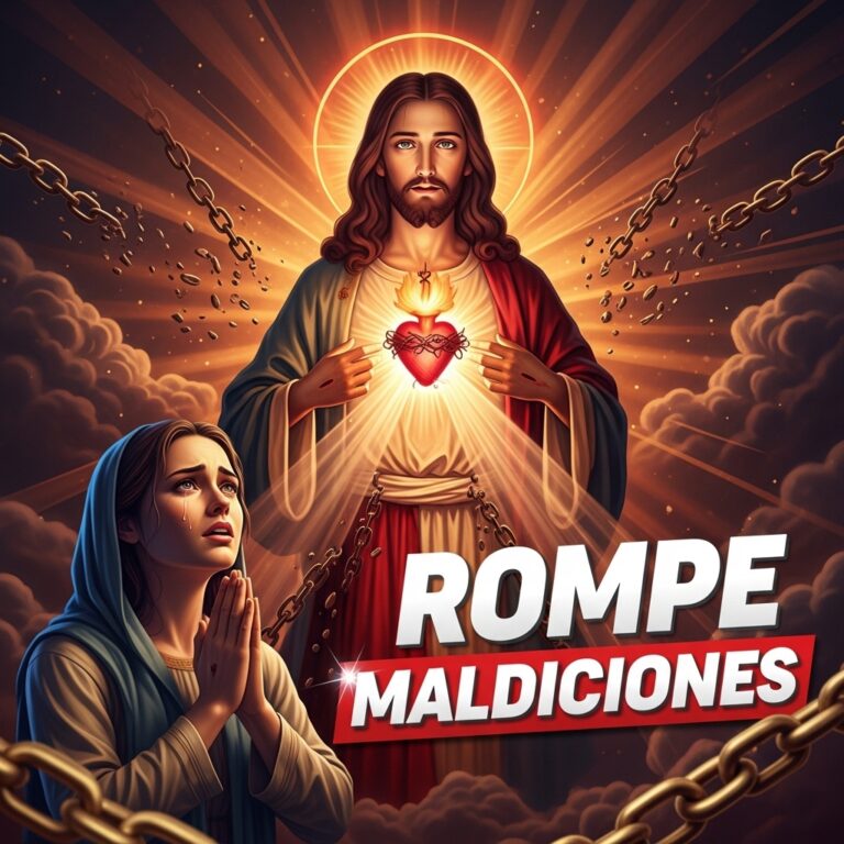 Hoy Reza Esta Oración Poderosa al Sagrado Corazón de Jesús y rompe Toda maldición