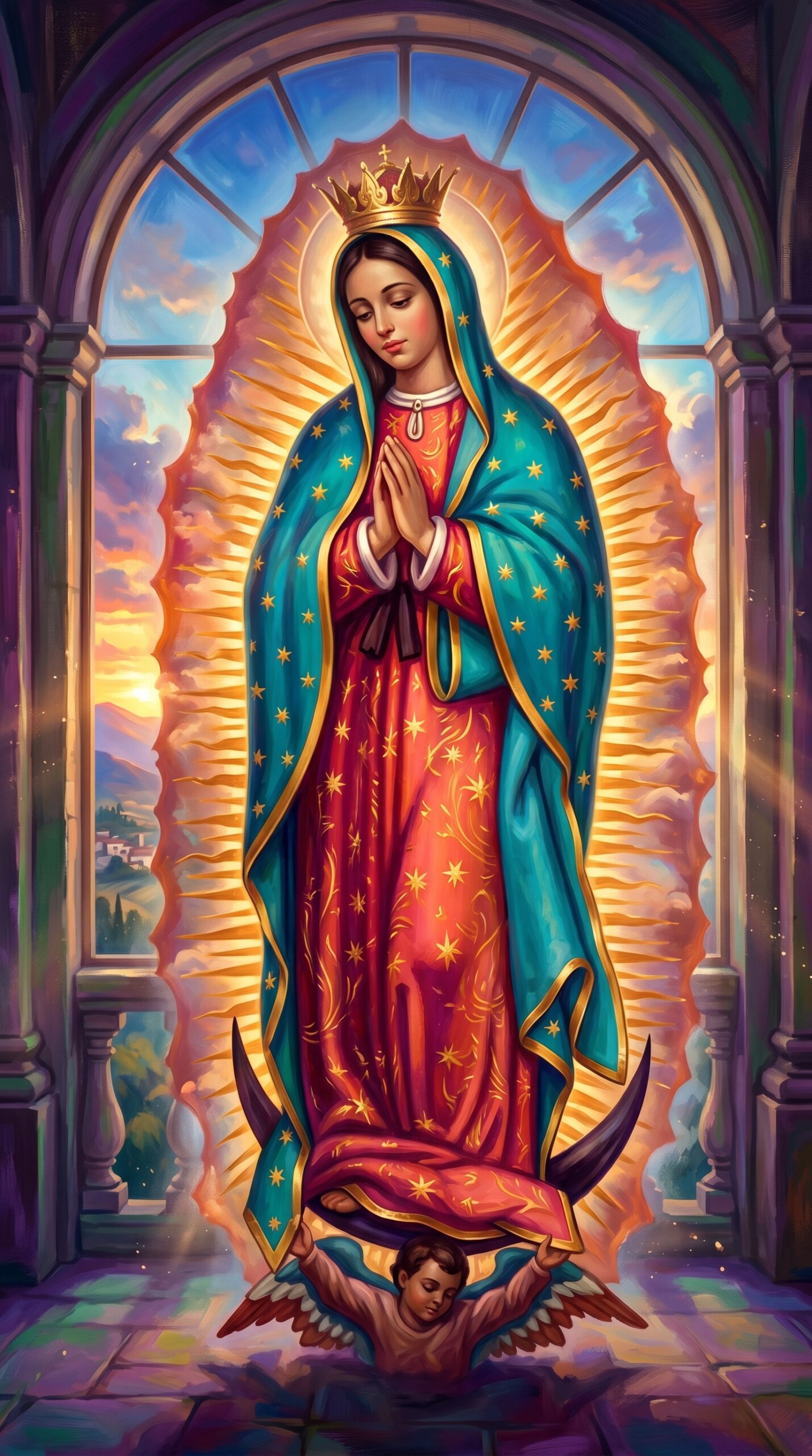 Madre Guadalupana cúbreme en cada camino Oración del viajero que solo confía en ti