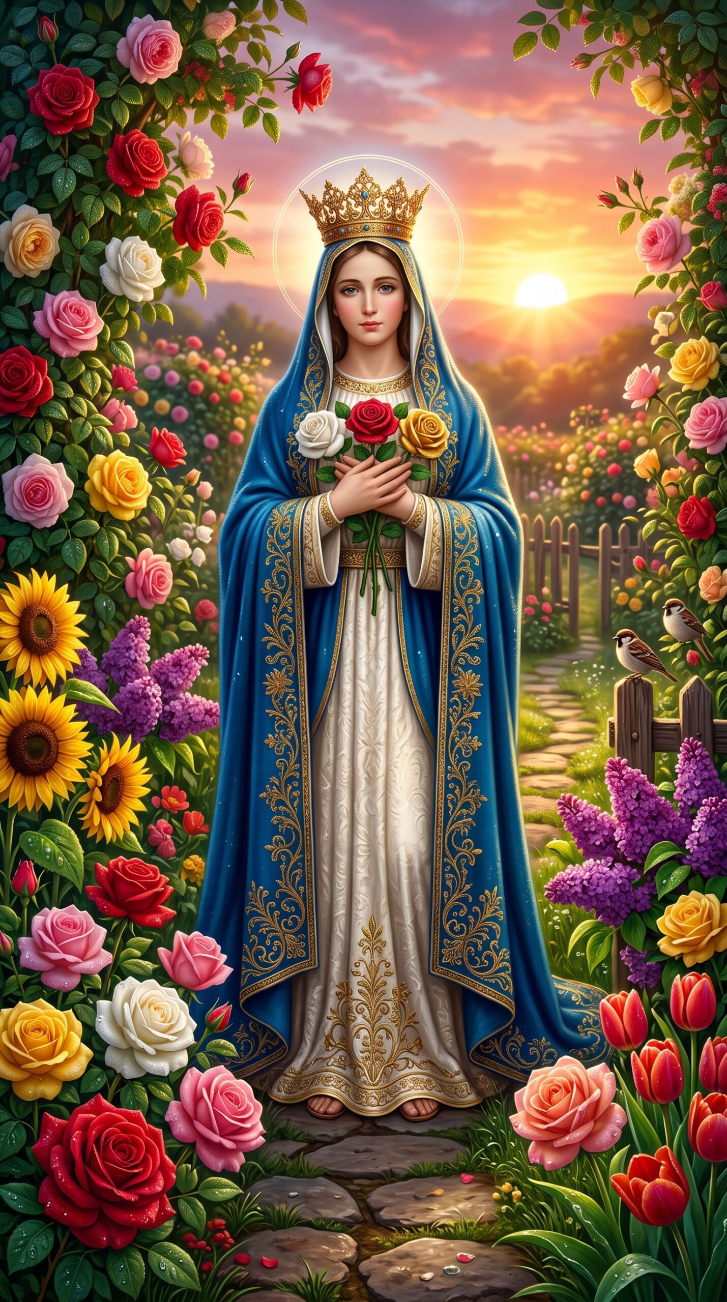 Milagro de Salud y Bienestar Oración a la Virgen Rosa Mística para el mes de Julio