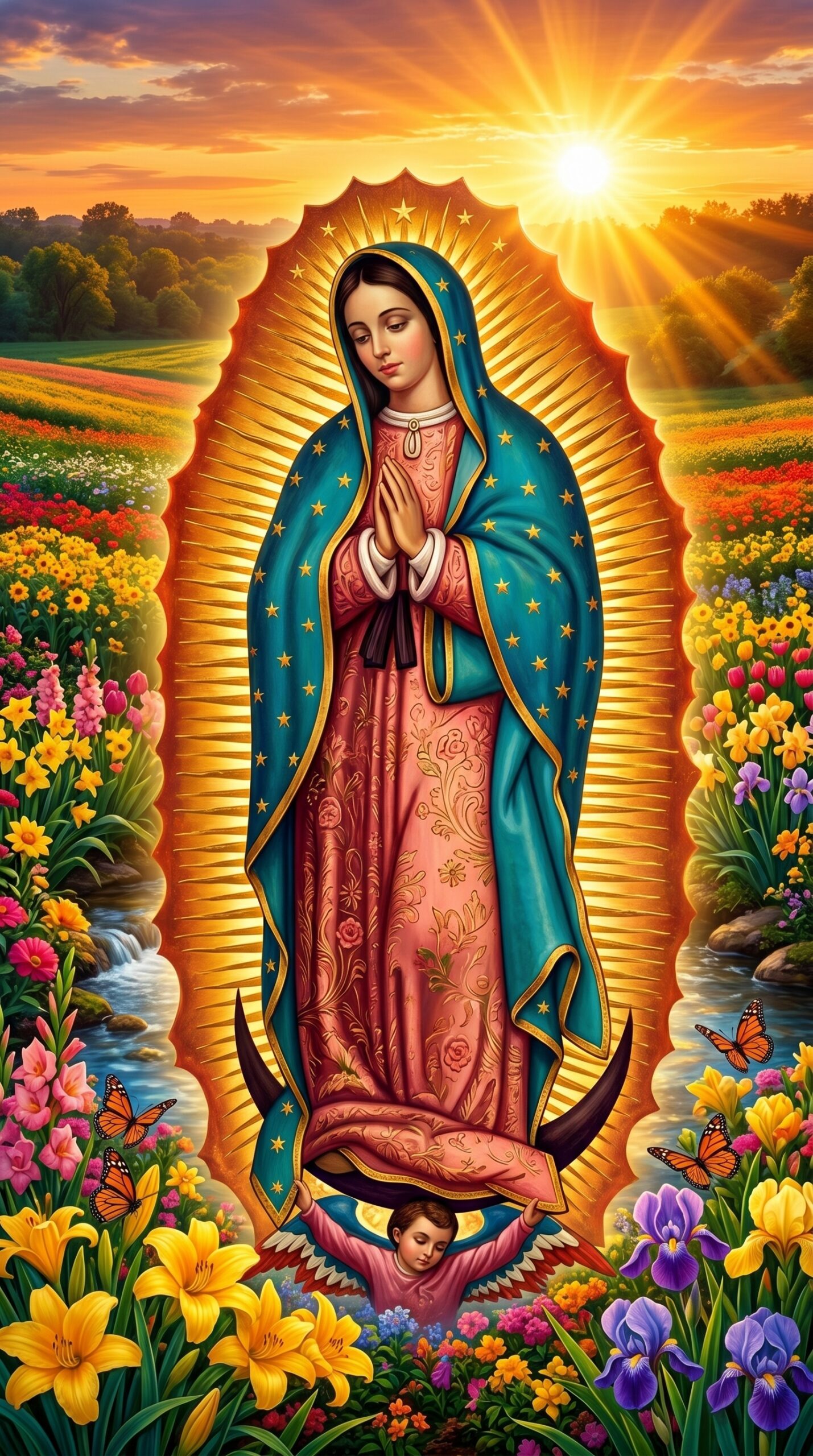 Morenita del Tepeyac sáname tú oración urgente de quien entrega su salud a Guadalupe