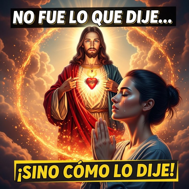 No fueron mis palabras fue CÓMO las dije El secreto para que Jesús te escuche