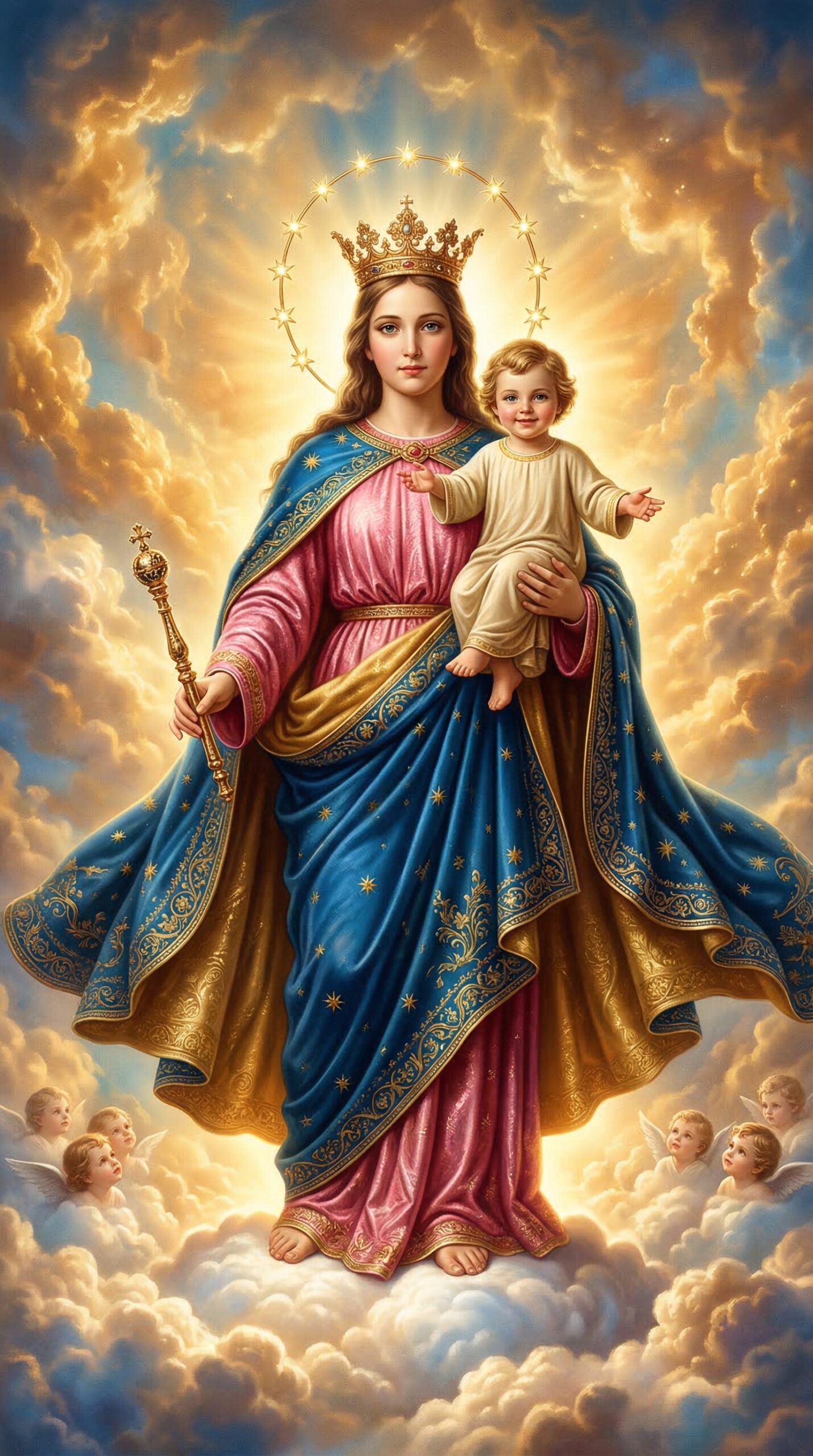 Oración a la Virgen María Auxiliadora para pedir auxilio en la prueba que amenaza el hogar