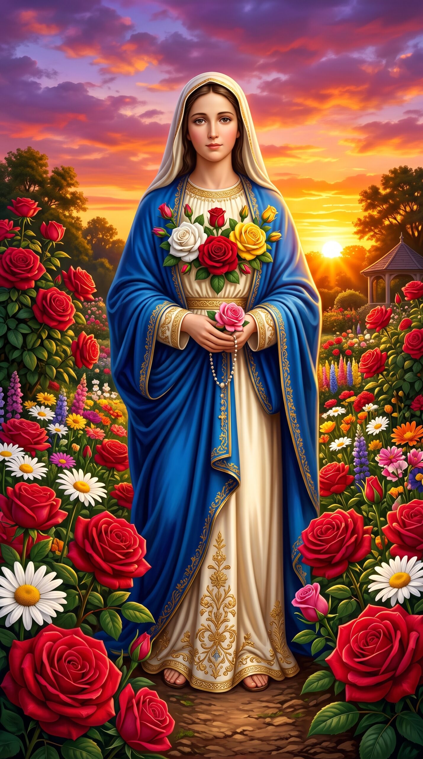 Oración a la Virgen Rosa Mística para Encontrar Fortaleza ante el Rechazo de un Grupo Social