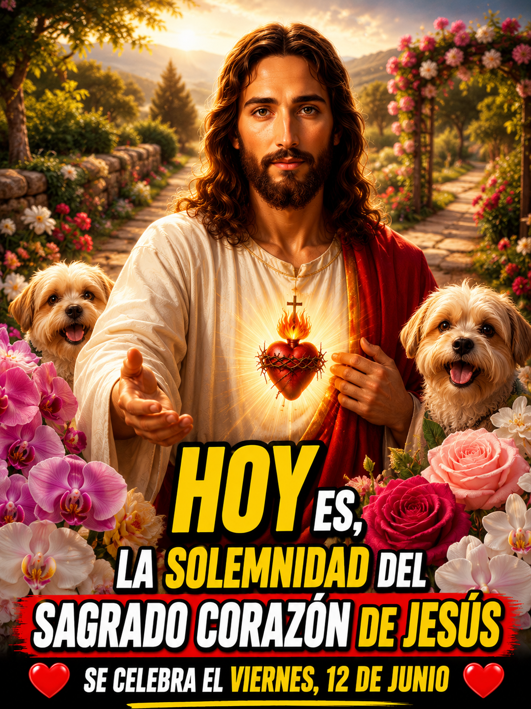 Sagrado Corazón de Jesús HOY es tu día Entra en mi vida y no te vayas nunca más