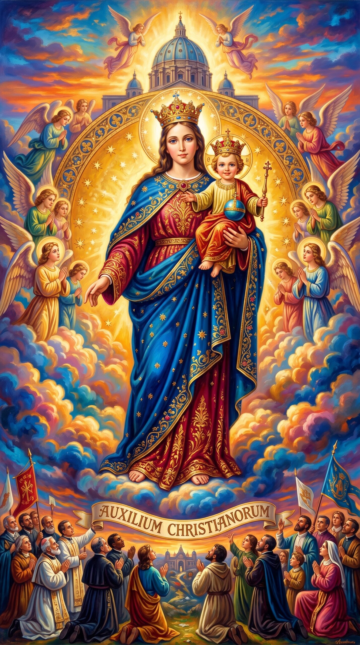 Virgen Auxiliadora oración urgente por una persona desaparecida, Virgen Auxiliadora, oración por desaparecidos, encontrar una persona, auxilio espiritual urgente, milagro de localización, protección familiar, santa María Auxiliadora, oración poderosa, RPM católico, esperanza en crisis,