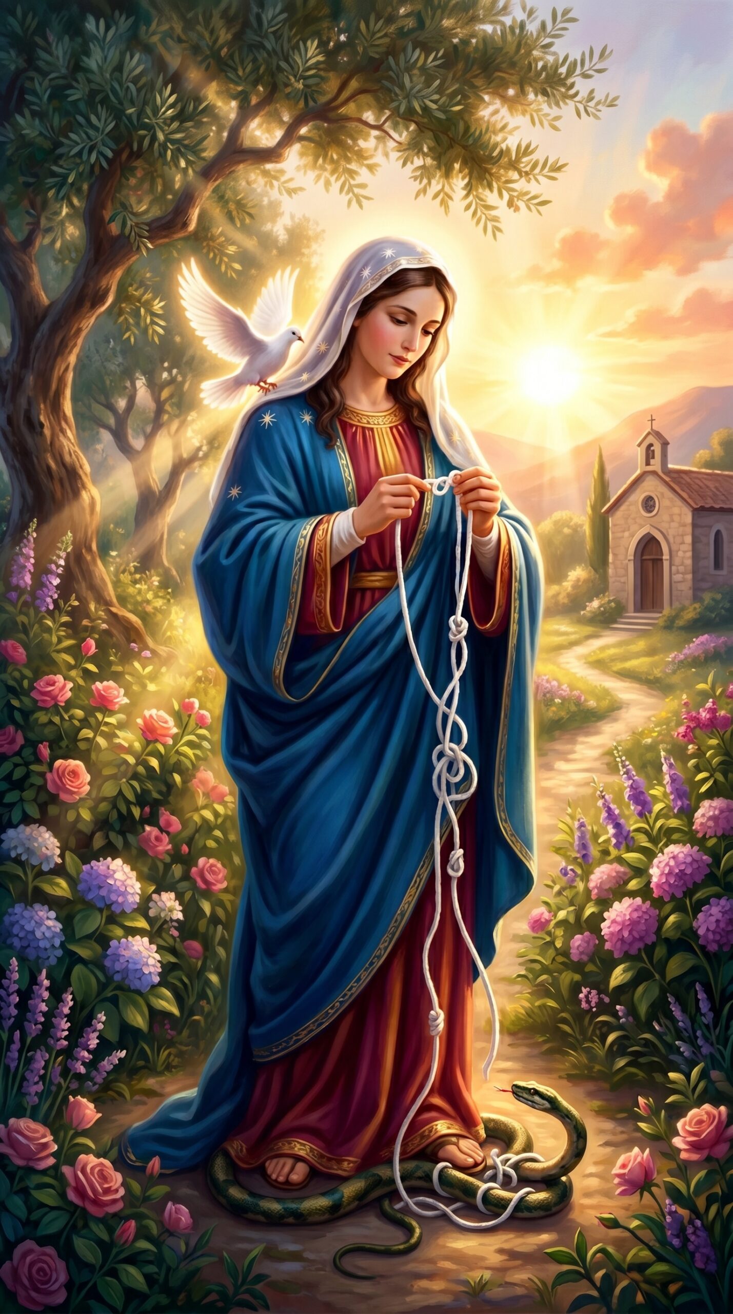 Virgen Desatanudos ayúdame a encontrar trabajo Oración urgente para quien lo necesita hoy