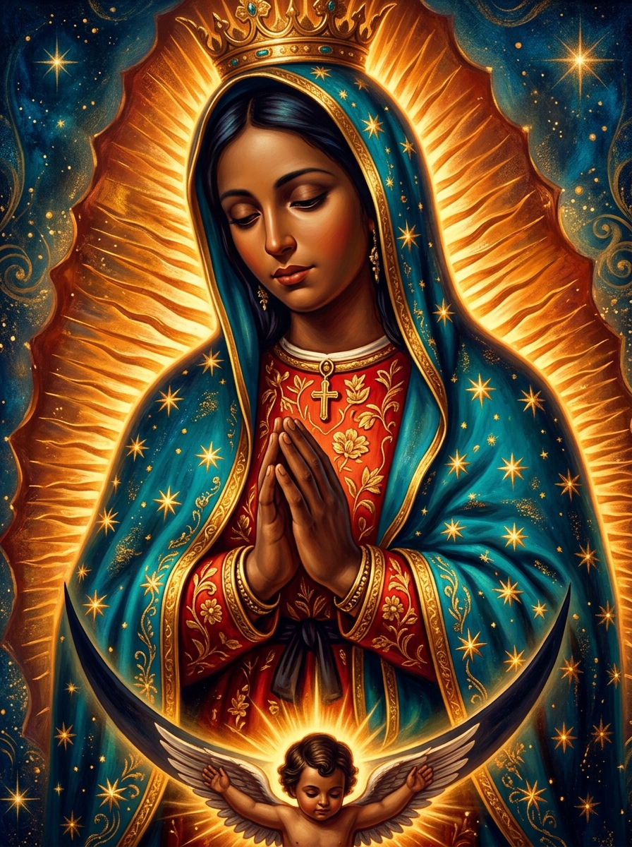 Virgen de Guadalupe Manto de Salud y Esperanza para el Alma
