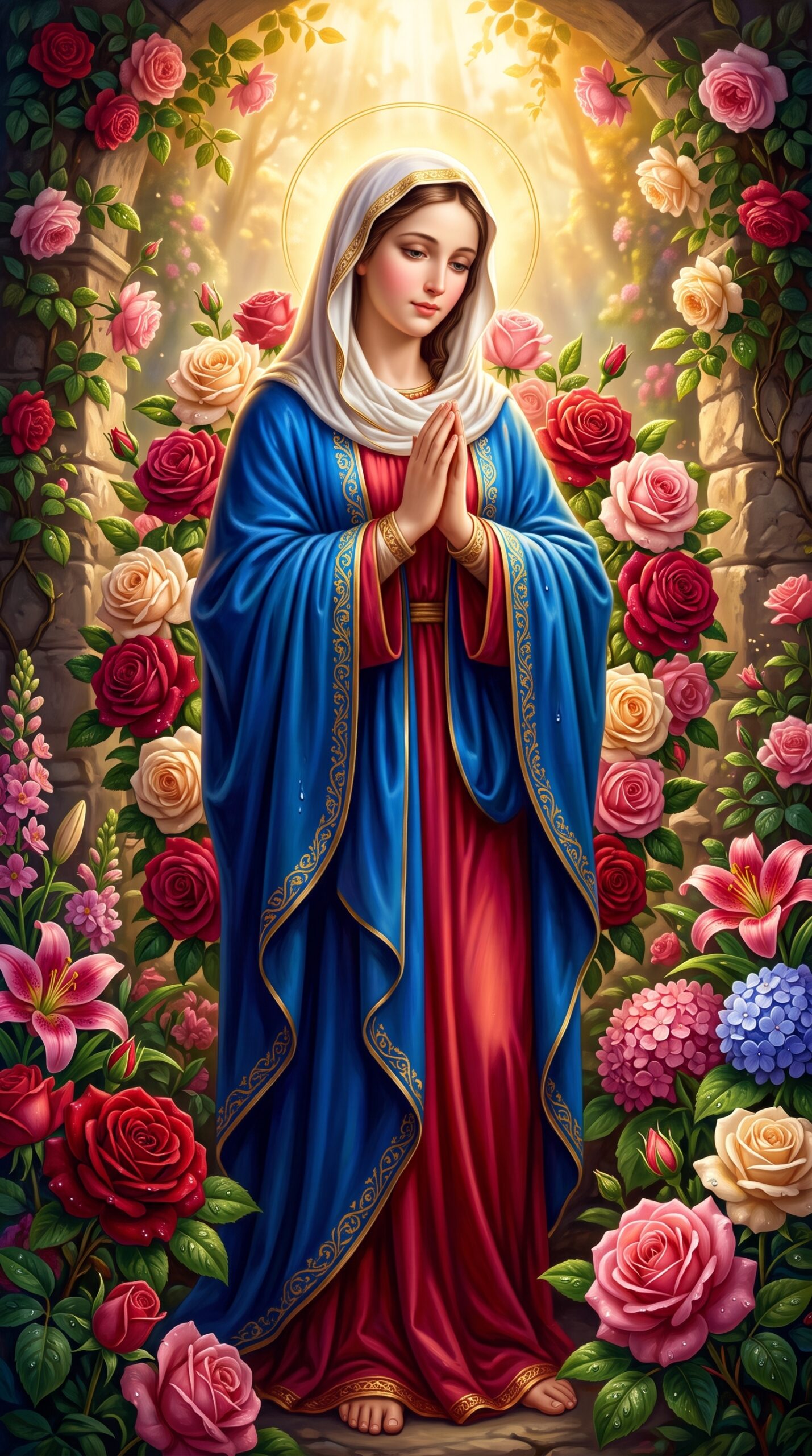 ¿Deudas que Ahogan Oración Milagrosa a la Virgen de los Remedios para el Alivio Financiero Urgente
